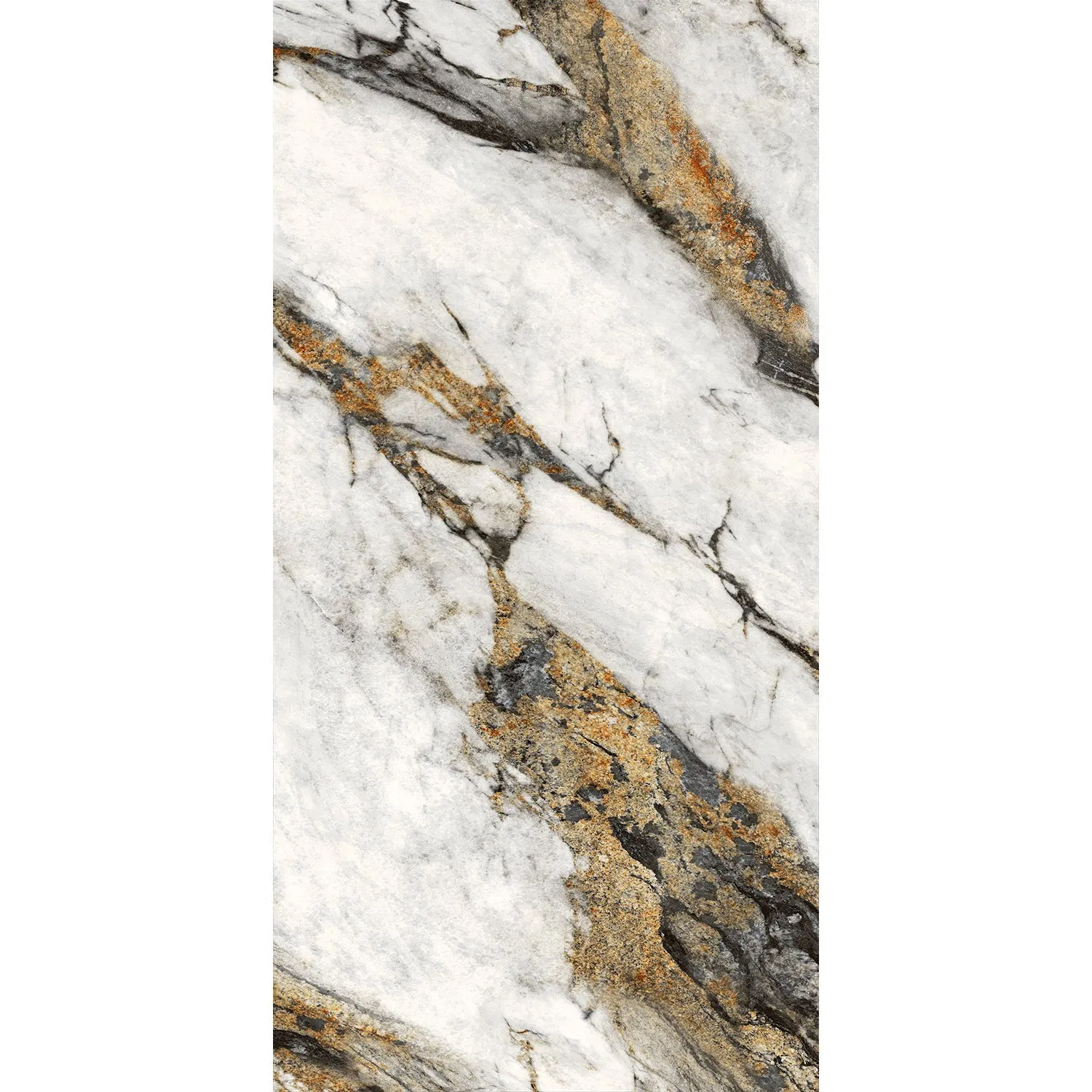 Полированная плитка из мрамора для ванной и стен