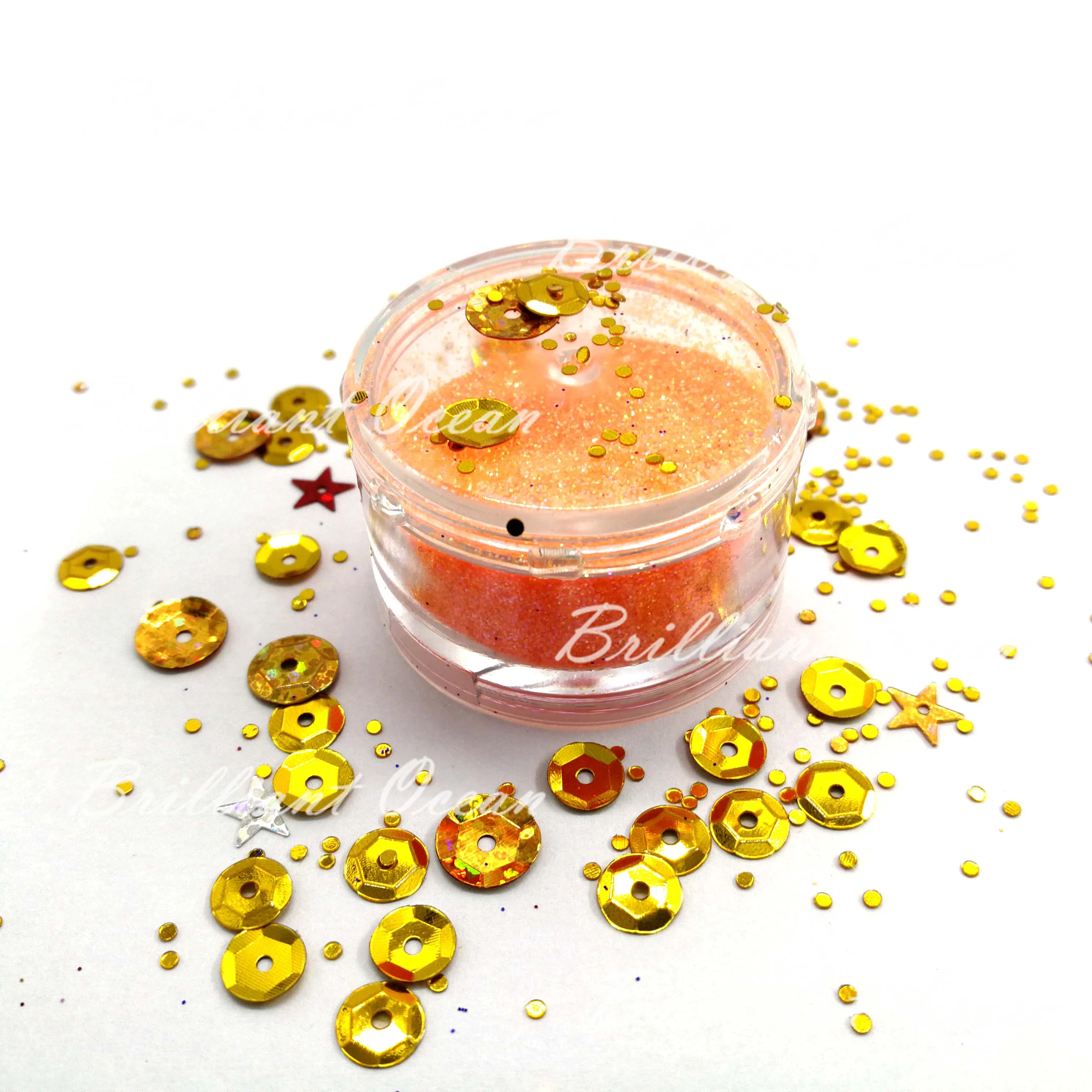Cosmetic Grade Glitter Piece Glitter Powder for Nail Arts