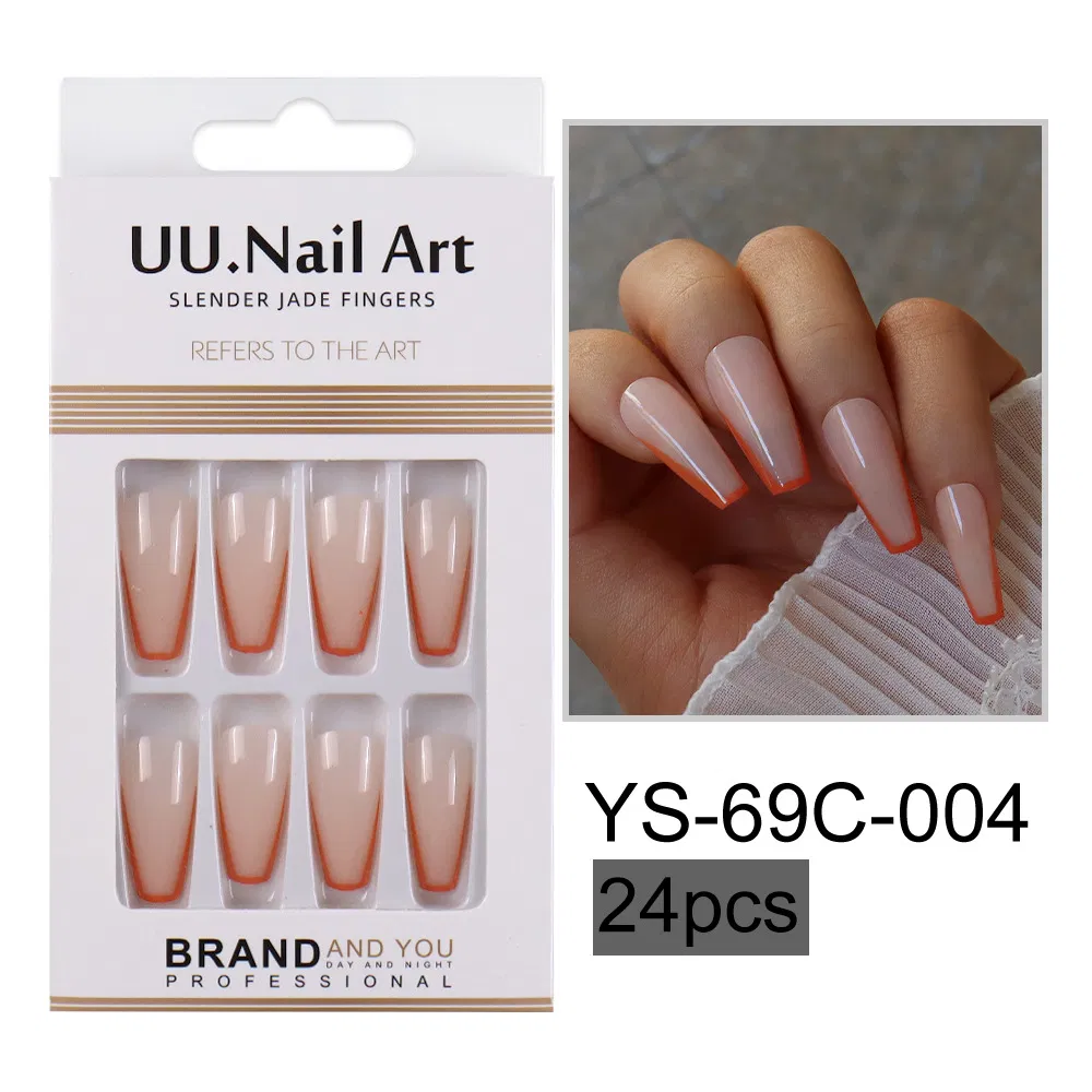 Artificial Fingernails Long Fake Nails Press on Nails Tips