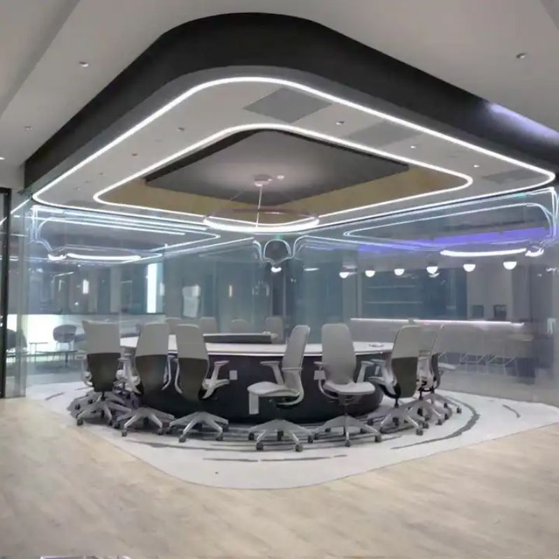 Rear Projection Film Pdlc Film Power Supply LCD Window Electric Smart Glass Film