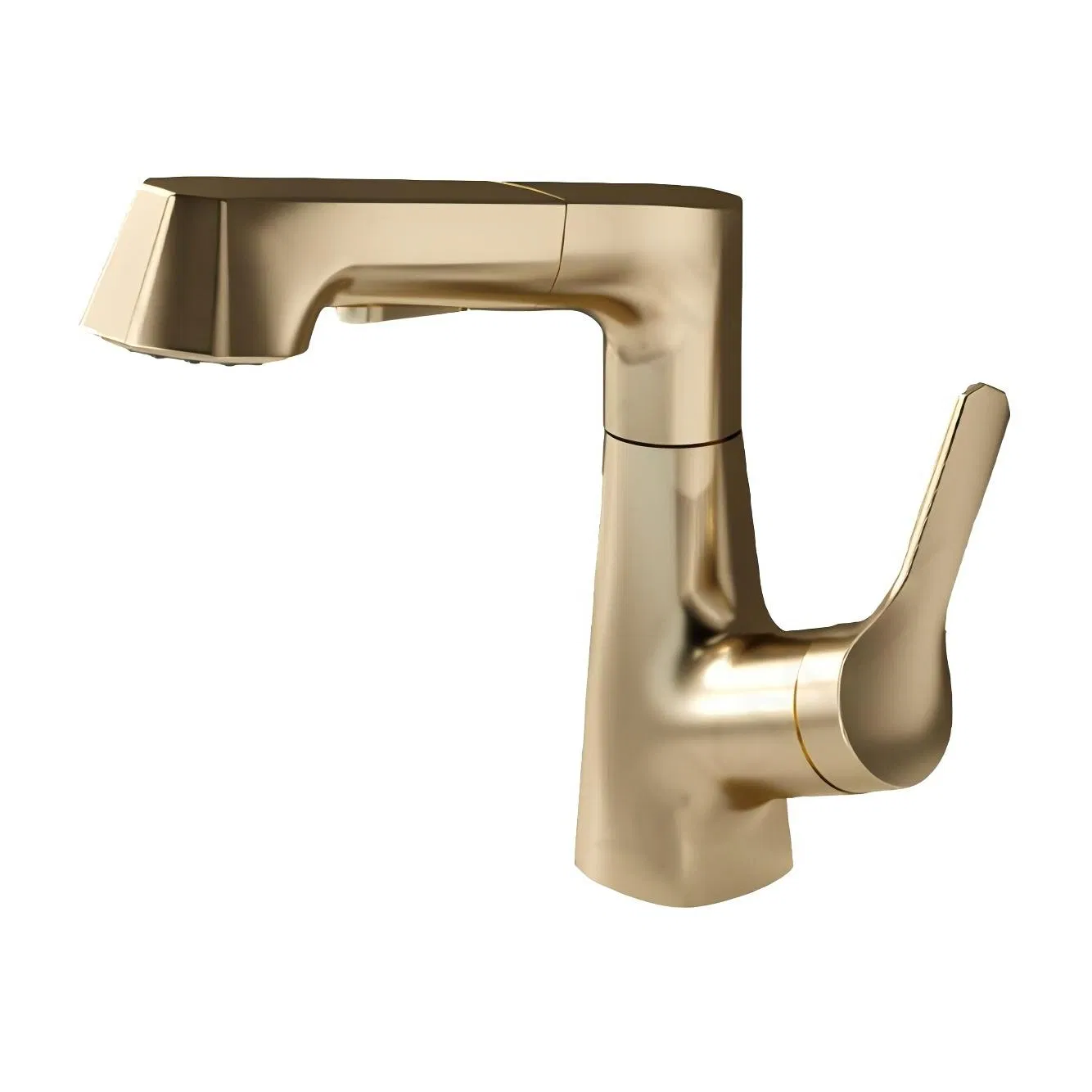 Sanitary Ware Single Handle Bathroom Hot and Cold Pull-out Faucet Taps for Basin