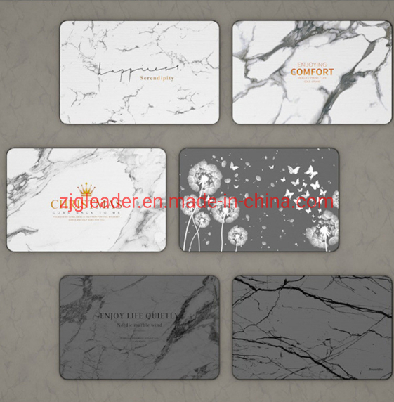Zjgleader Small Size Diatomite Mat Bath Anti-Slip Mat SGS/CE Verified Mat