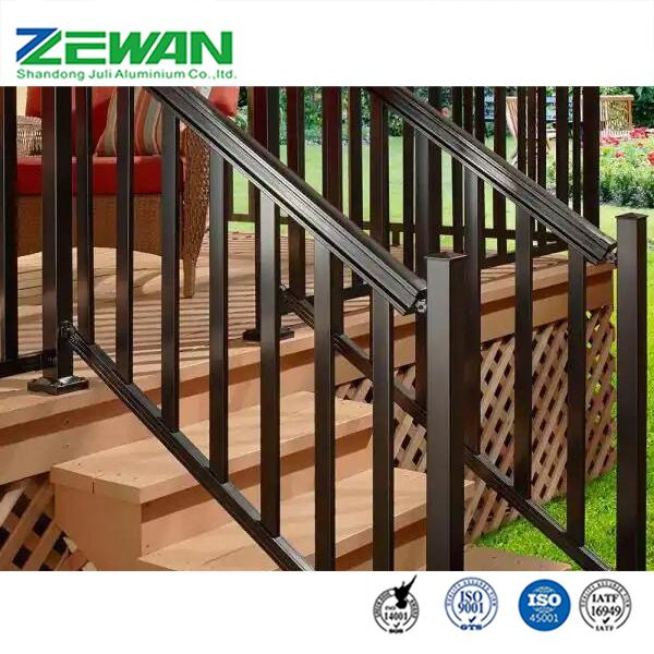 Aluminium Powder Coated Railing Handrail Aluminum Railing