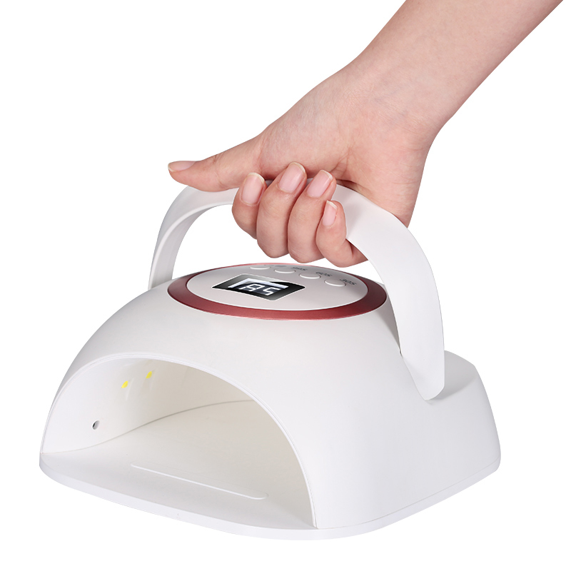 OEM/ODM Portable Rechargeable Cordless 72W UV Gel Nail Dryer 2 Hands UV LED Nail Lamp