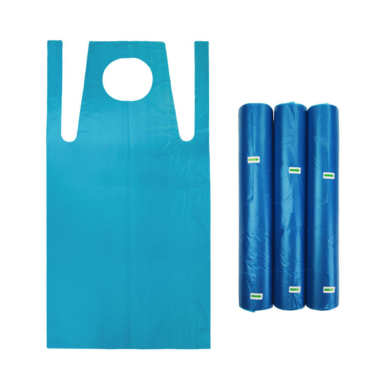 Lightweight Disposable Plastic Apron with Customized Printing and Thickness
