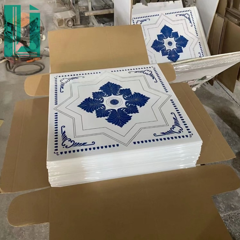 Nice Price 250mm Double Track PVC Ceiling Panel for Interior Decoration