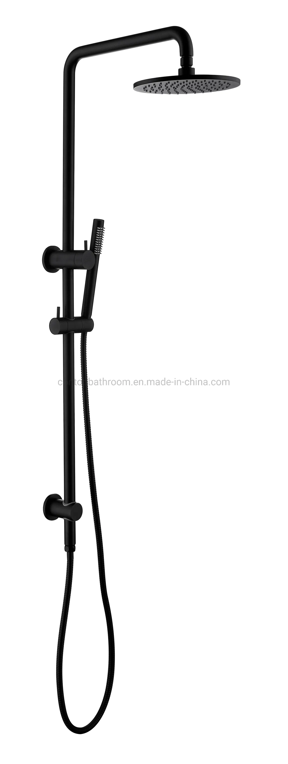 Душевая система настенная круглая латунь Contop