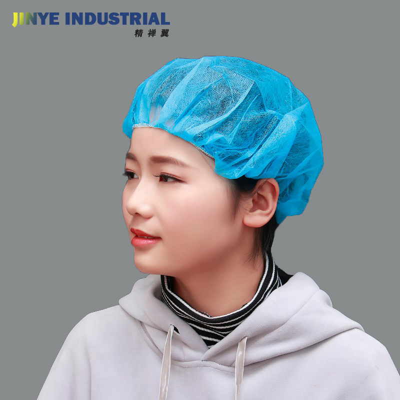 Operating Room Nonwoven Doctors Nurse Disposable Bouffant Caps