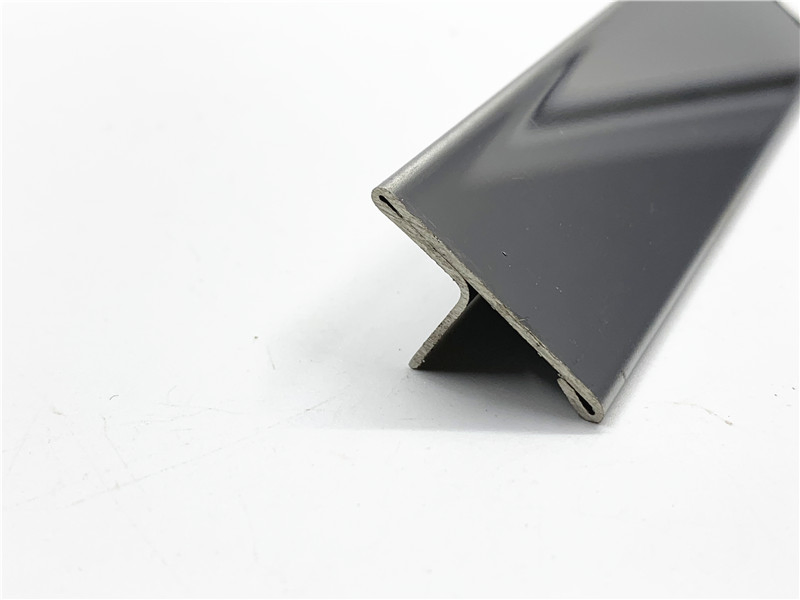Colorful Decoration Stainless Steel T Shaped Tile Trim