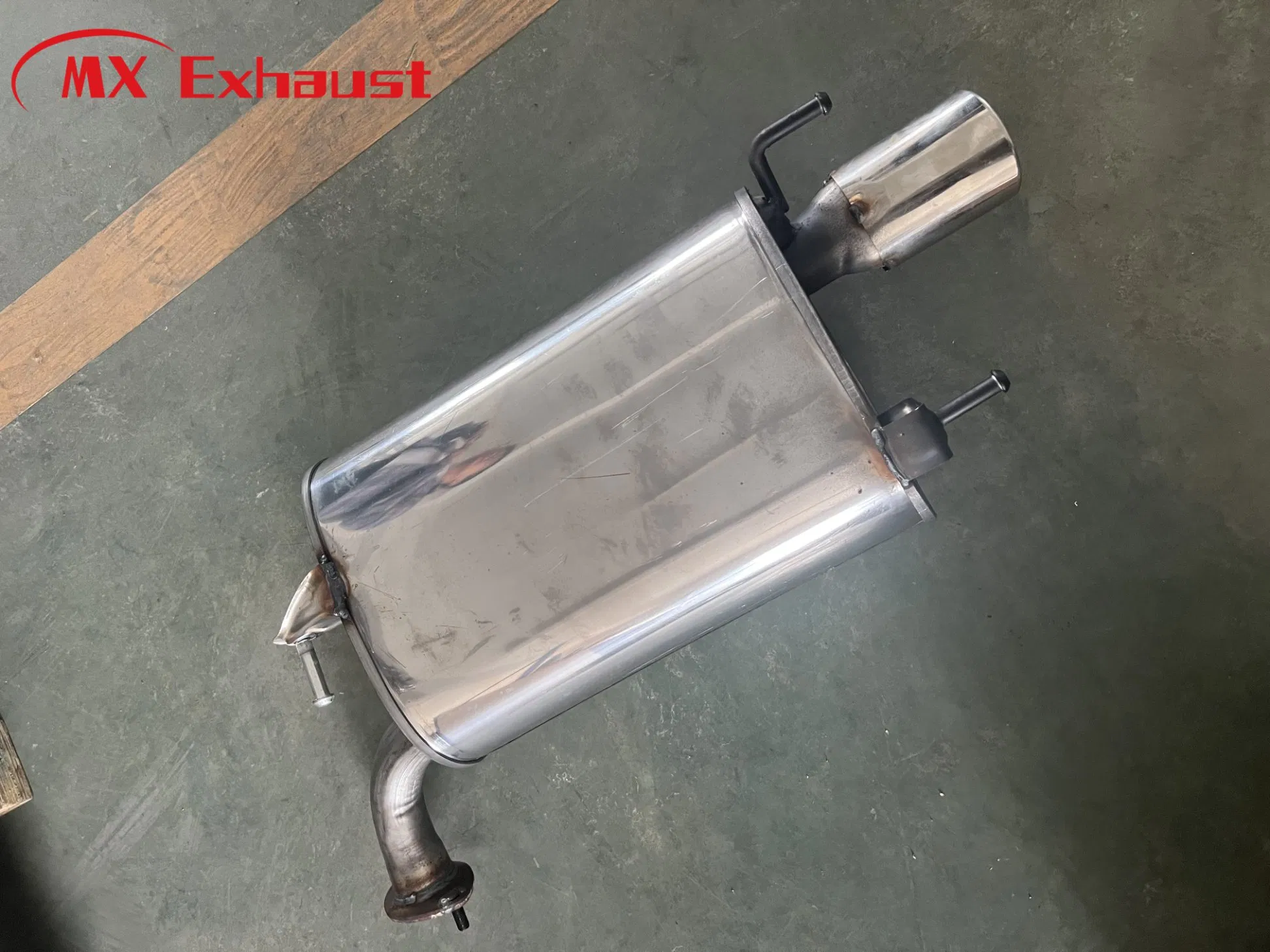 Глушитель Mx Exhaust Direct Fit, нержавеющая сталь