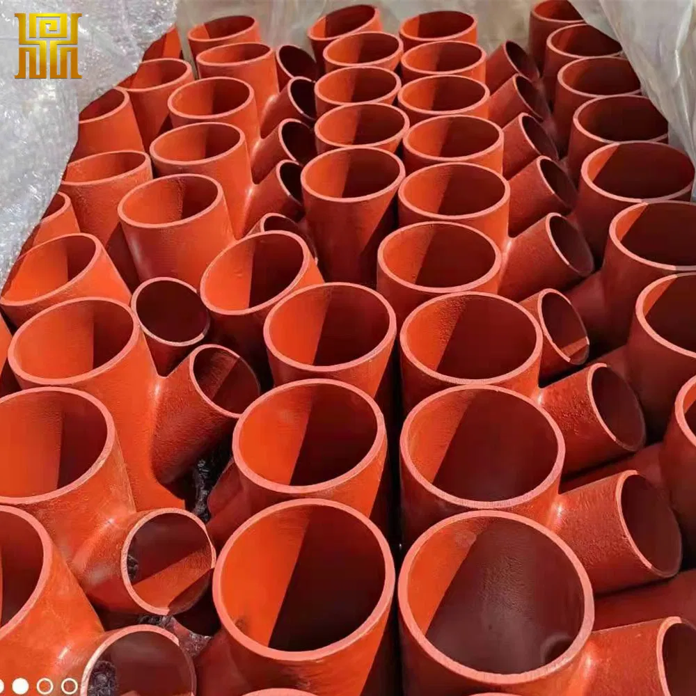 En877 Cast Iron Epoxy Coating Tee Branch