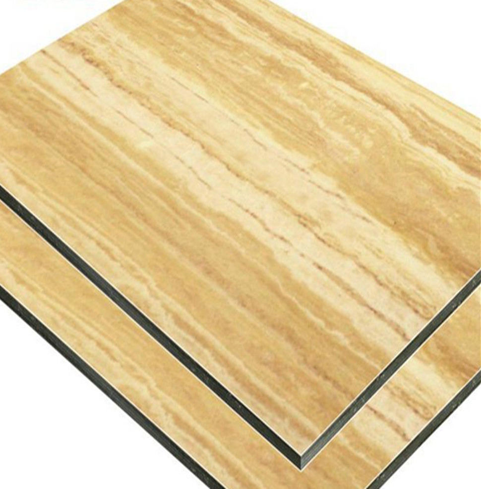 Wood Color Aluminum Composite Panel Building Decoration Material
