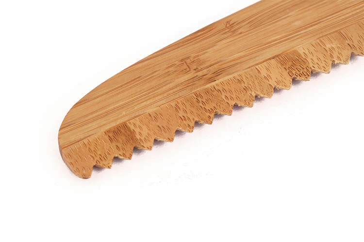 Factory Manufacture Natural Bamboo Bread Knife for Kitchen