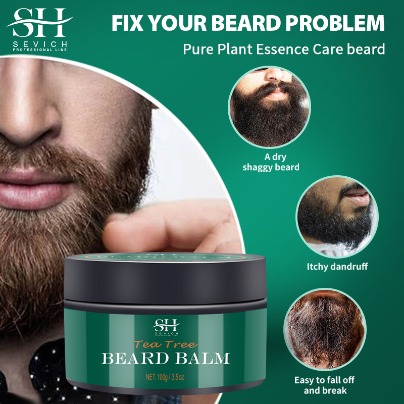 Hot Sale Beard Grooming Balm Private Label Organic Beard Oil Balm for Beard Styling