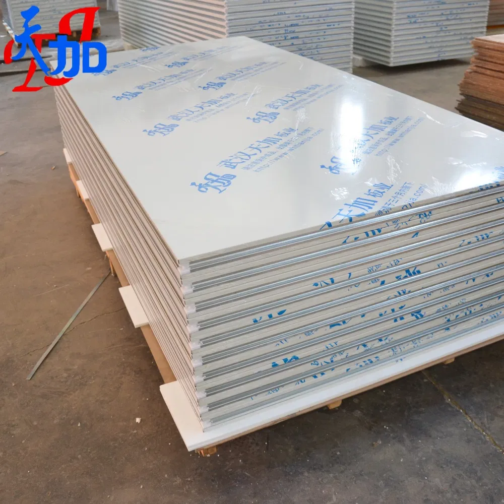 Hand-Made Rock Wool/Paper Honeycomb Cleanroom Color Steel Sandwich Panel for Clean Room and Pharmaceutical Facilities with Smooth Surface