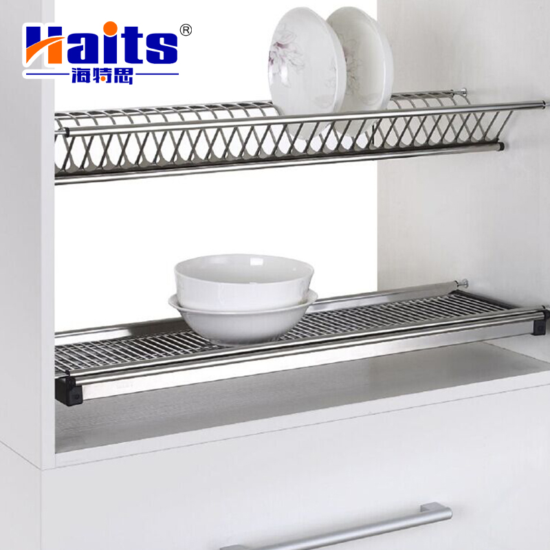 Kitchen Cabinet Fittings Stainless Steel Dish Rack Kitchen Storage Components Dish Drainer