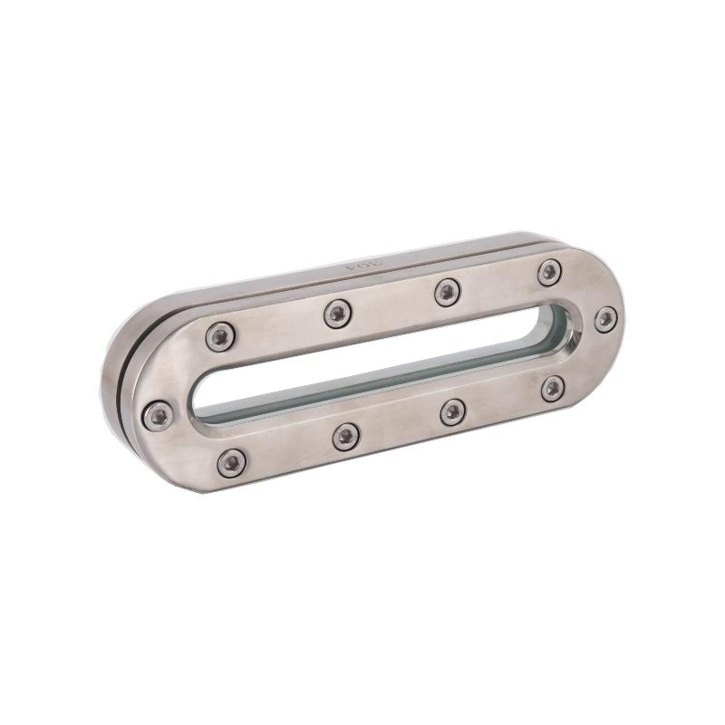 Sanitary Oval Sight Glass Stainless Steel 304 316