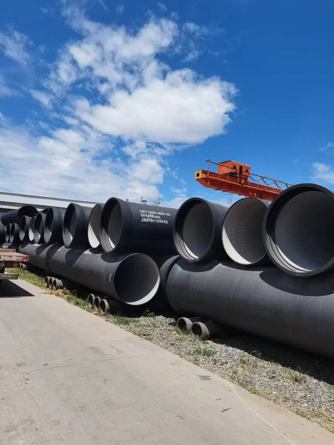 Water Supply Soil Pipe Class K8/K9 Ductile Cast Iron Drainage Pipe Pn16