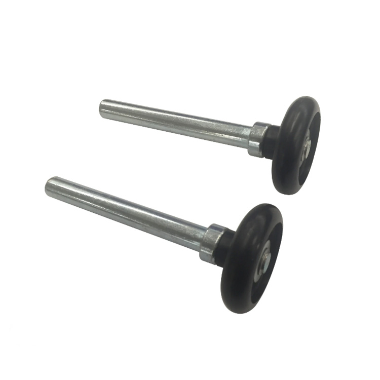 Black White Zinc Plated Steel Nylon 2*4 2*7 3*4 3*7 Tilting Nylon Door Roller for Garage/Furniture Accessories