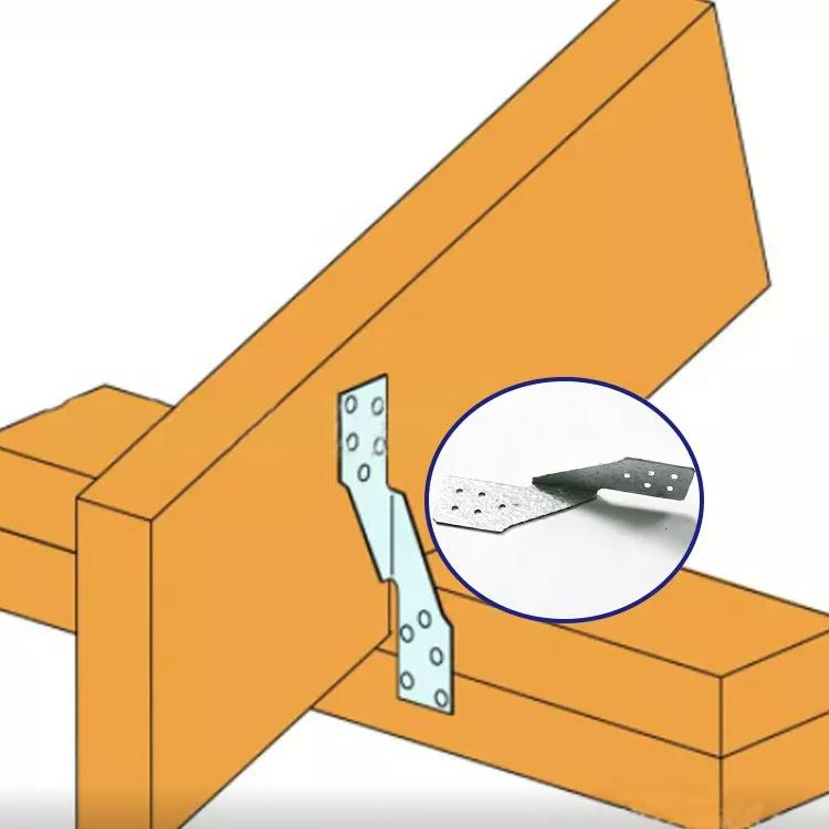 Rust Proof Customized Timber Brackets - Galvanized Metal Connectors for Wooden Building Kits