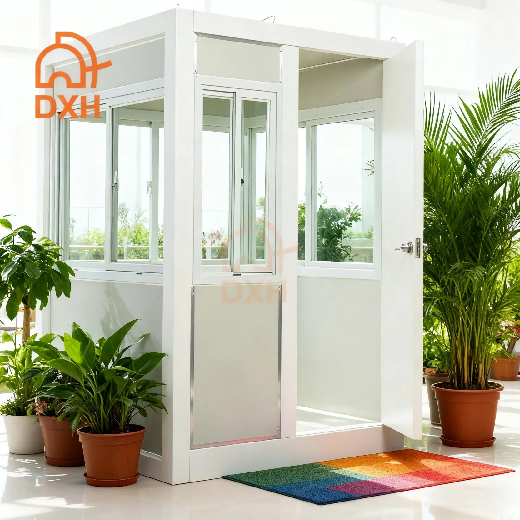 Dxh Mall Customer Service Amusement Park Ticket Check Security Municipal Maintenance Duty Booth Police Box Guard Container House Home