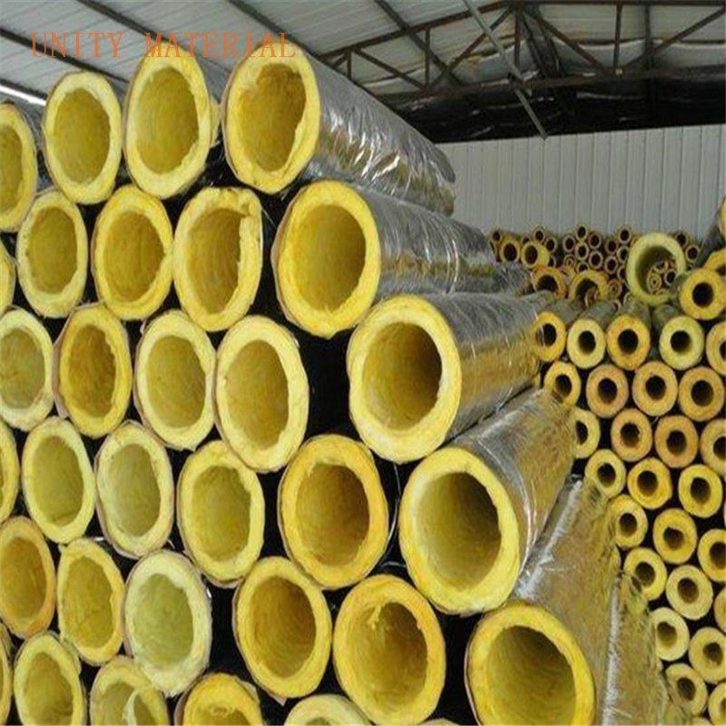 Rock Fibre Wool Pipe Thermal Insulation for Building Mineral Hot Water Pipe Fire Resistant Heat Tube