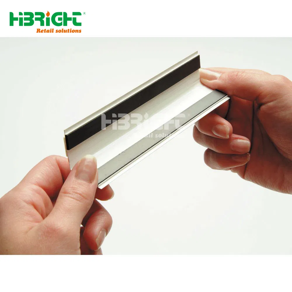 Factory Customized Transparent Plastic Supermarket Shelf Use Price Strip