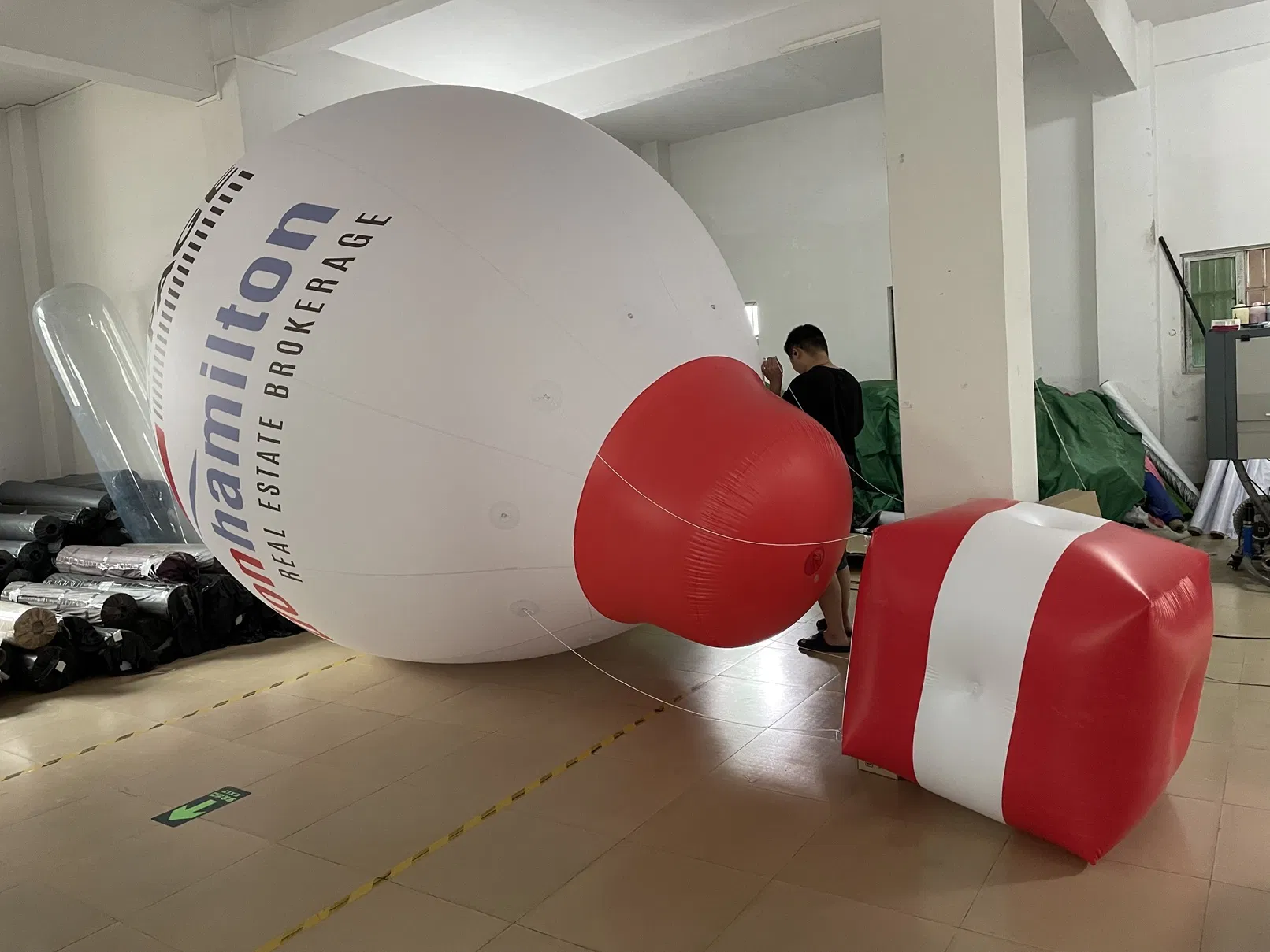 Boyi Floating The Sky Inflatable Advertising PVC Hot Air Balloon