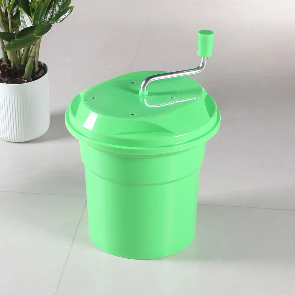 High-Efficiency Extra-Large Plastic Salad Spinner: Hand-Crank Veggie Dryer for Greens