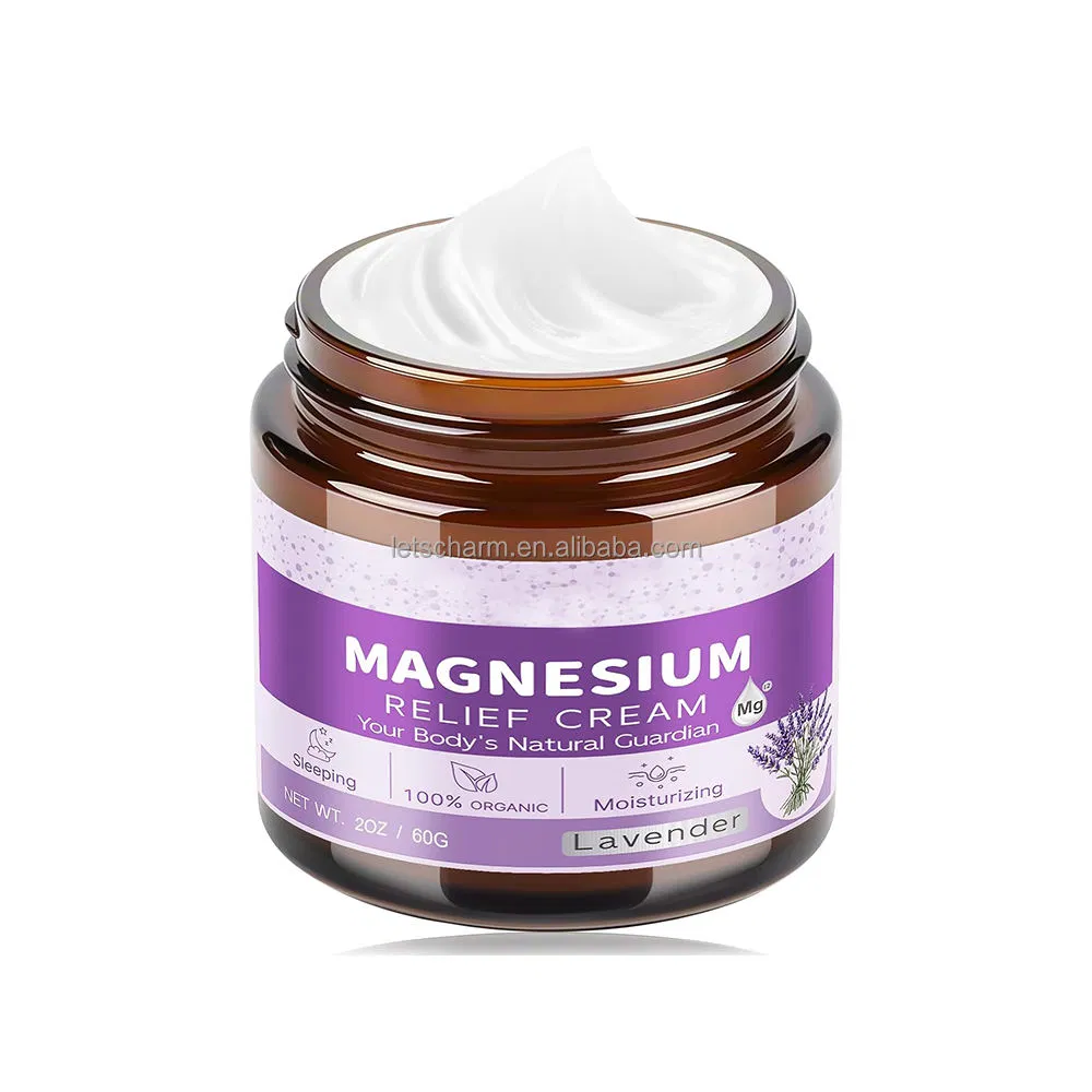Ls136 OEM Private Label Magnesium Cream & Lotion - Shea Butter Moisturizing Joint-Soothing Skincare