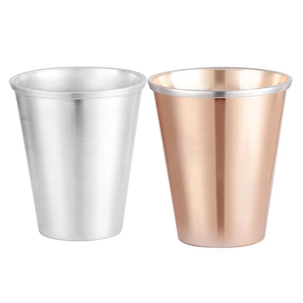 12oz Factory Price Custom Printed Food Grade Pink Color Aluminium Coffee Cups Metal Bar Party Beer Cup