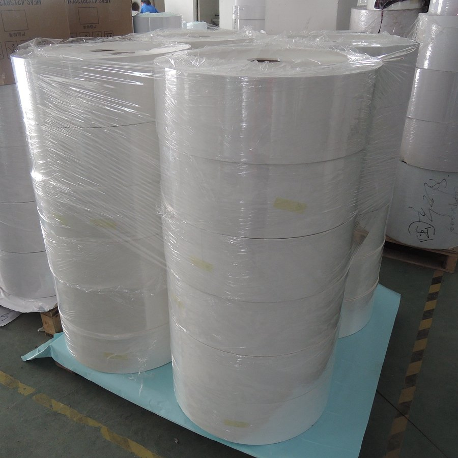 80GSM Permanent Adhesive Semi-Gloss Coated Paper Self Adhesive Label Material