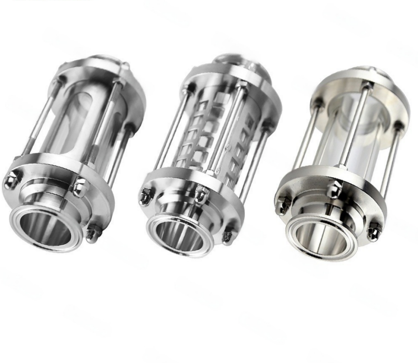 High-Quality Stainless Steel Sanitary Fitting Sight Glass with Protective Cover
