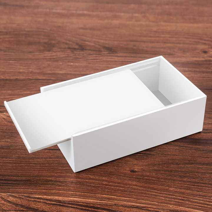Rectangular Shape Car Hotel Desktop Light Luxury Acrylic Tissue Box