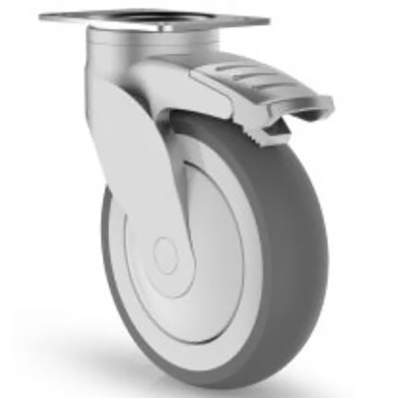 Plastic Castor with Ball Bearing & Brake for Medical Equipment and Furniture