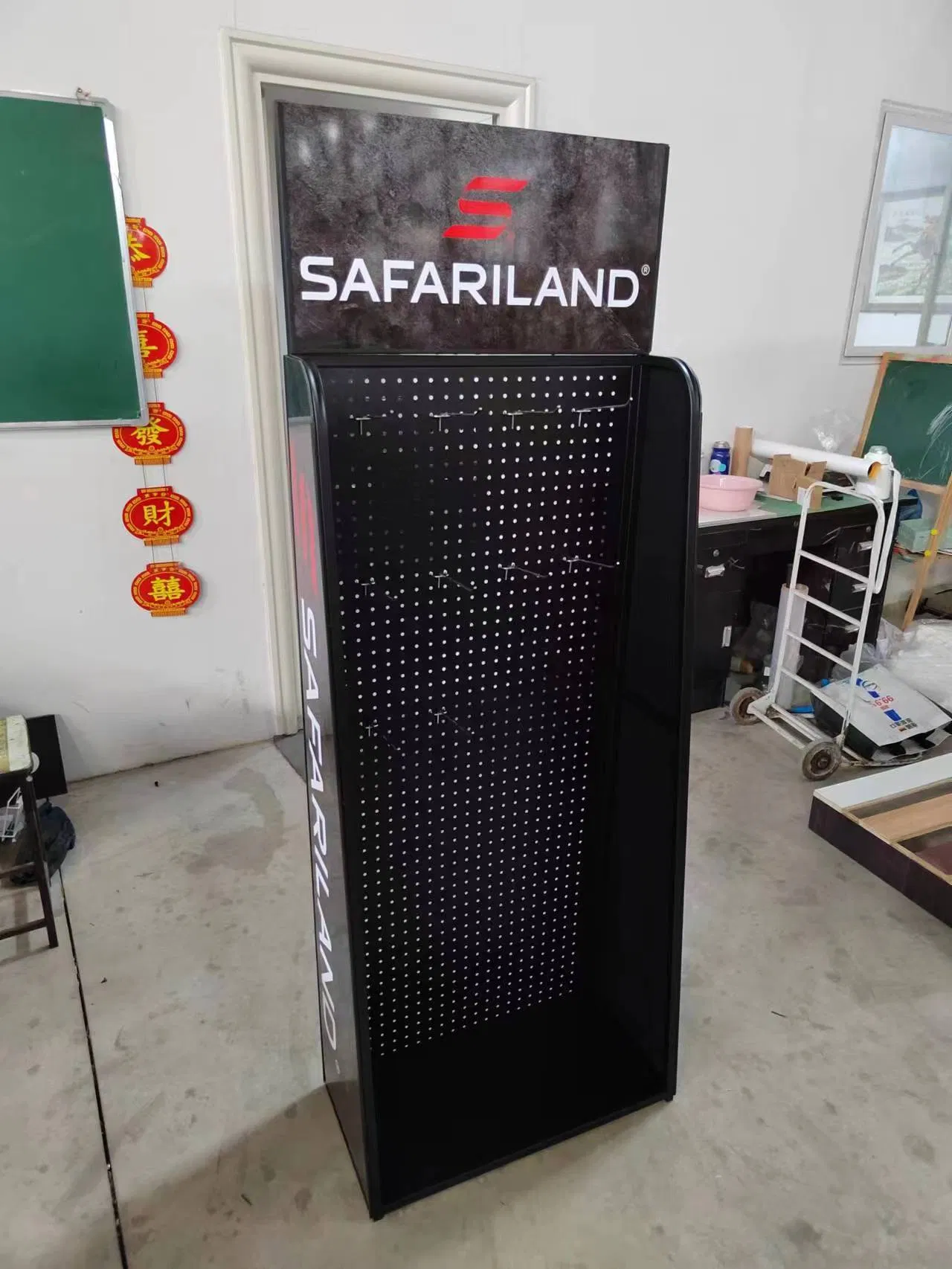 Advertising Pegboard Display Stand for Hooks