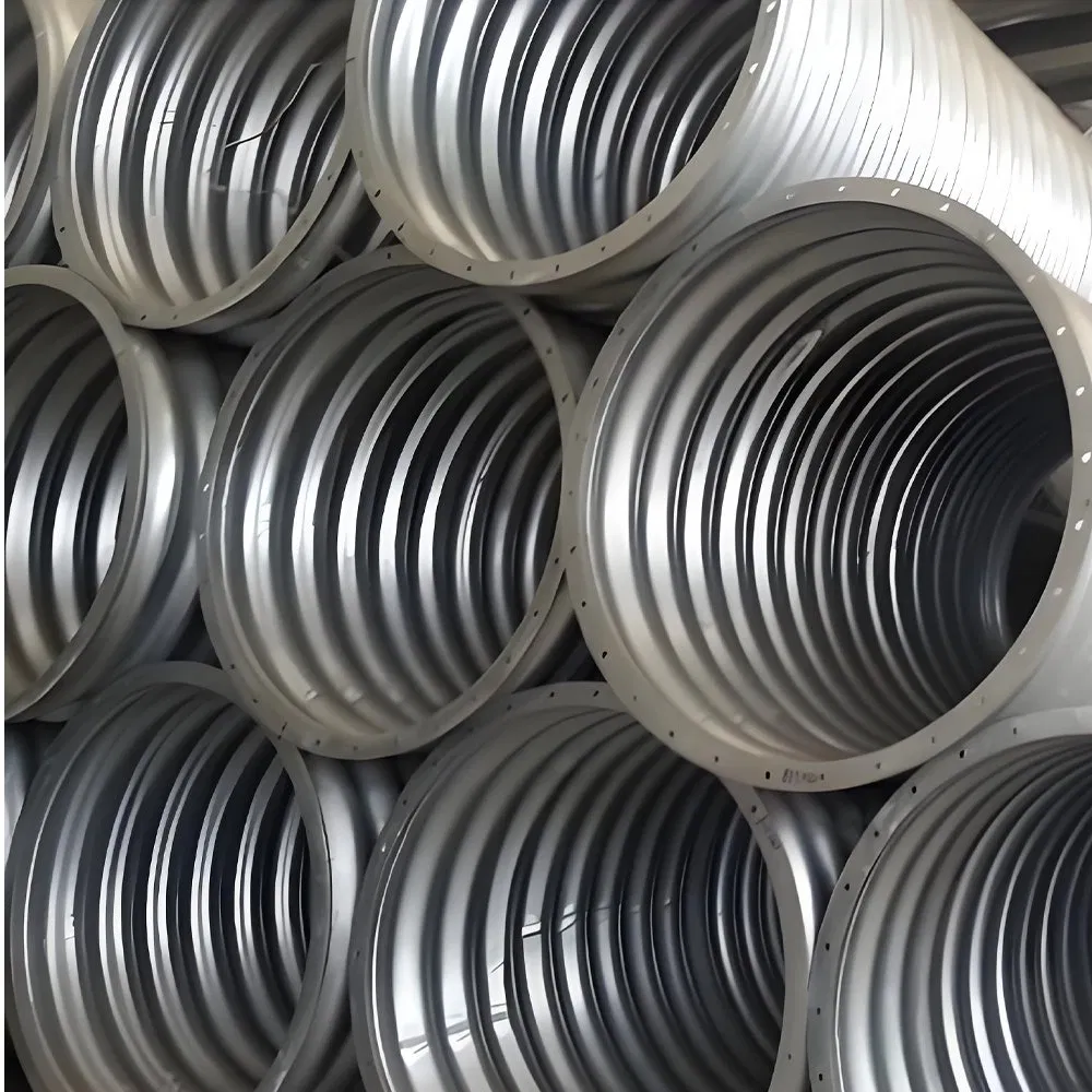 Two Plates Assembly Cgi Corrugated Galvanized Iron Pipe Culvert for Highway, Railway