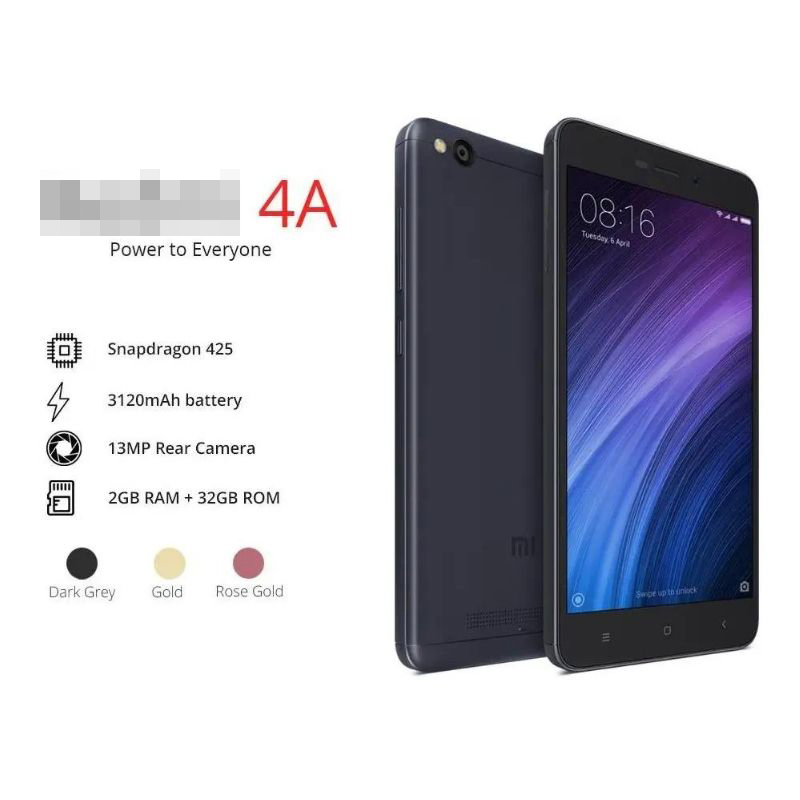 Wholesale Original 2+16GB Used Mobile Phones Second Hand Mobile Phone 4A Used Usado Telefones Celulares