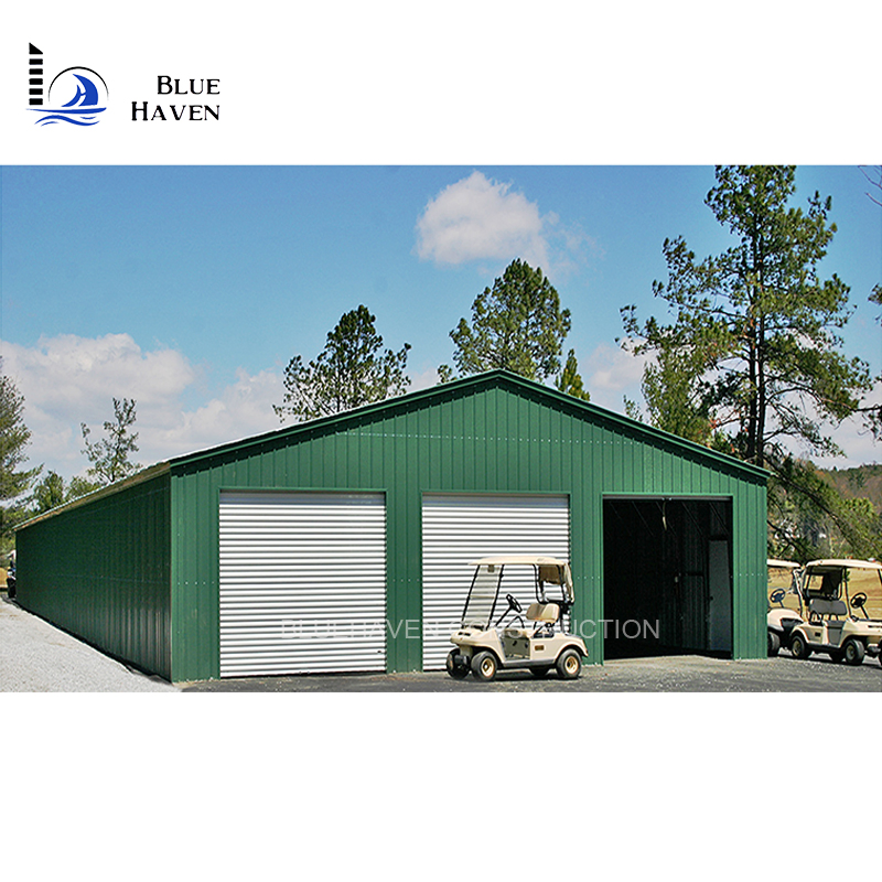 Good Quality Steel Structure Building Material Product Garage Prefabricated Storage Tractor Shed
