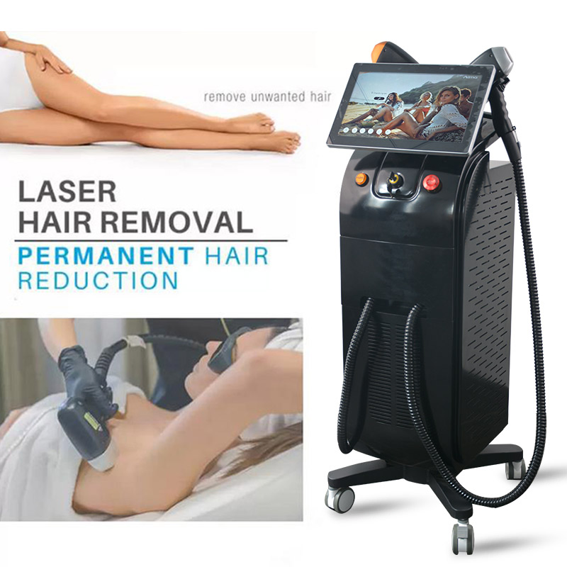 High Quality Diode Laser 755nm 808nm 1064nm Titanium Platinum Triple Wavelength Hair Removal Therapy Skin Rejuvenation Machine