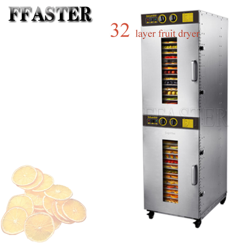 32 Layers Electric Fish Dryer Food Dehydrator Vegetables Fruit Meat Drying Machine