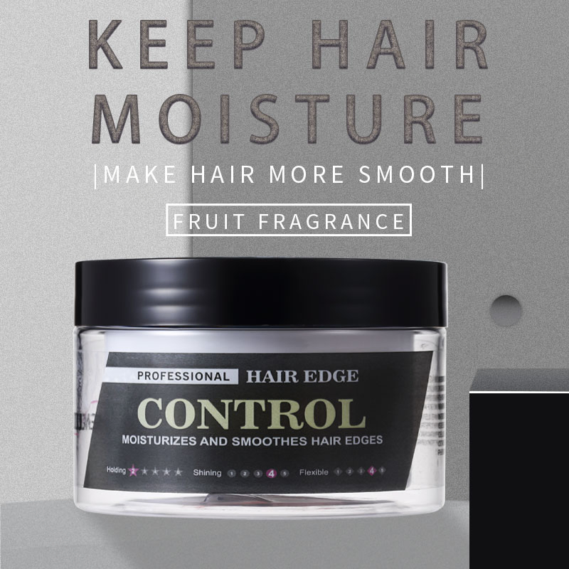 Custom Own Brand Long Lasting Mens Hair Care Styling Products Edge Effect Hair Edge Control Gel Wax for Black Women