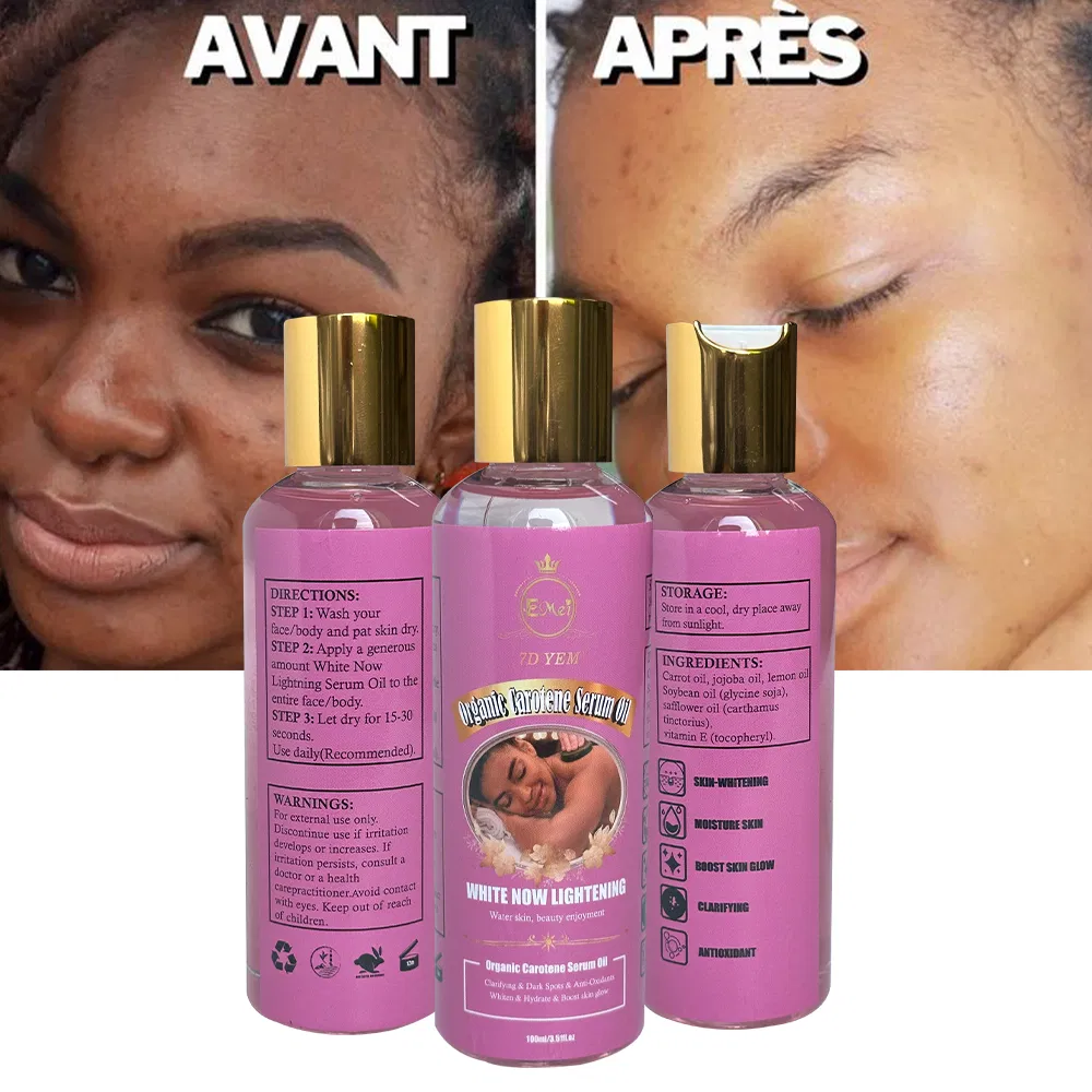 Private Label OEM Whitening Serum Oil Melanin Dark Spots Remove Brightening Anti Aging Moisturizing Serum