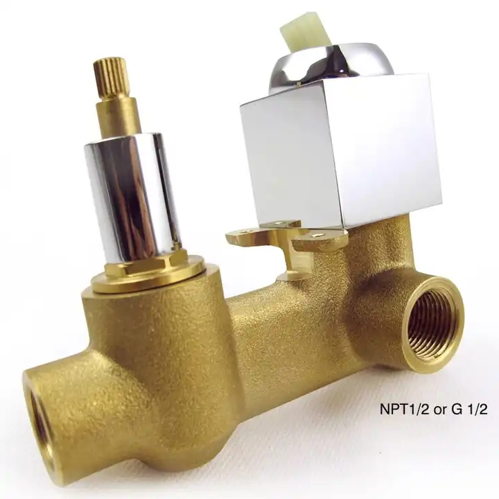 Concealed Shower Mixer Bathroom Wall Mounted Tap Hot and Cold Water