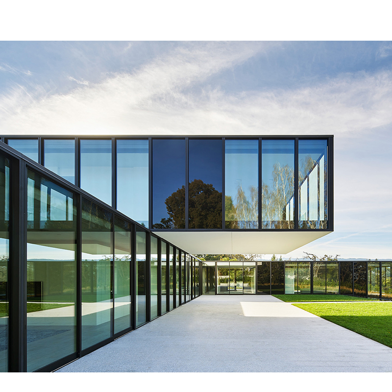 Modern Design Aluminum Invisible Glass Curtain Wall with Sound Insulation Function