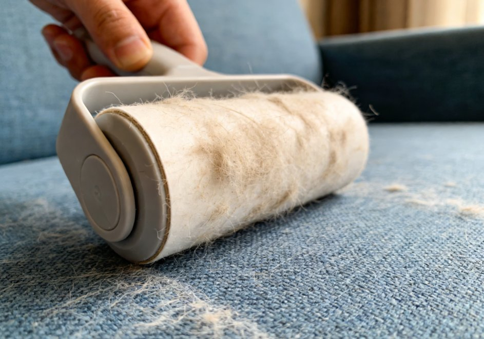 Reusable Pet Hair Remover Roller - Efficient Lint Roller for Dog & Cat Hair Removal From Carpets, Sofas and Clothes