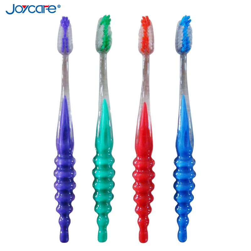 Travel/Household/Hotel Soft Bristles Transparent Handle Toothbrush Kids Children Toothbrush