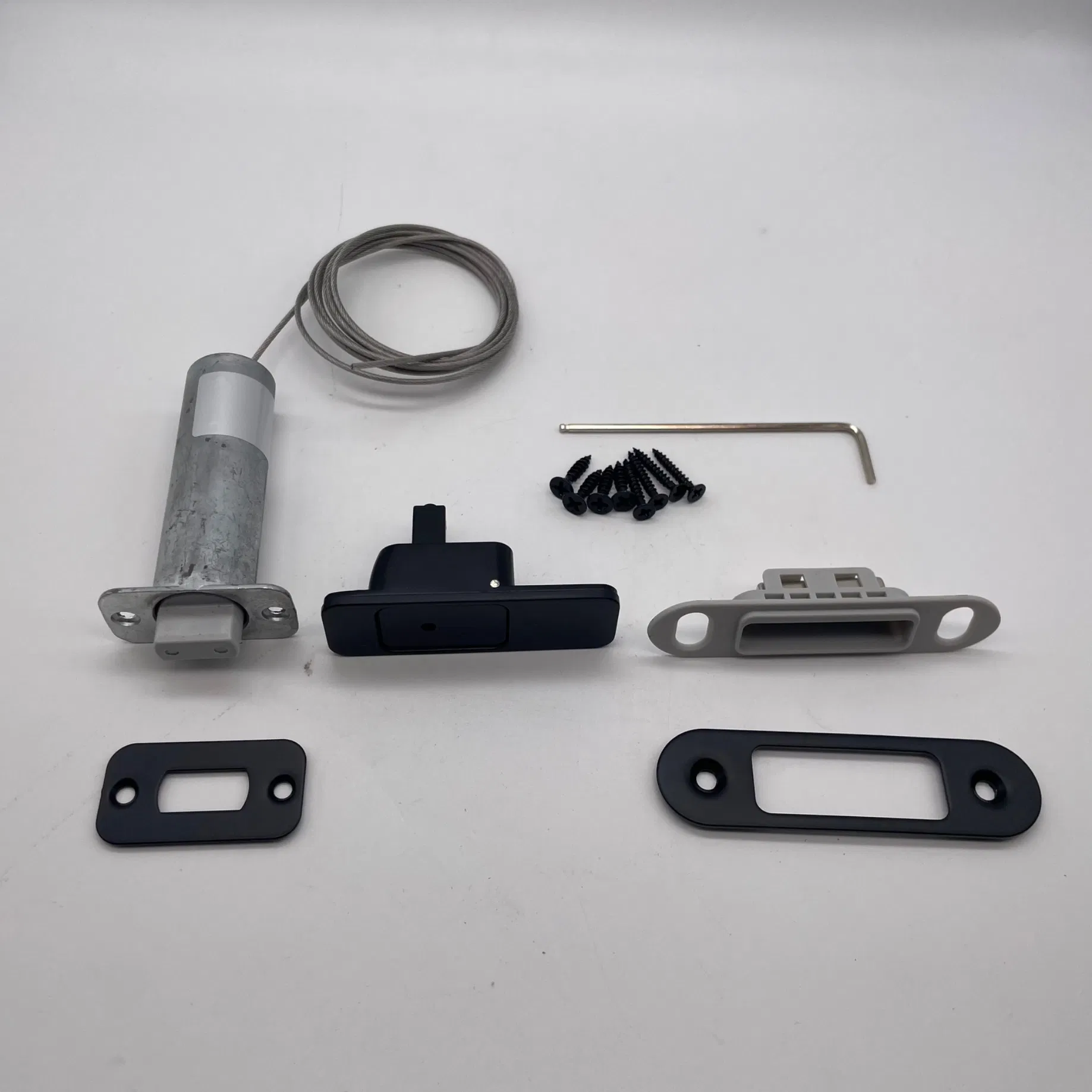 Wooden Door Silent Invisible Magnetic Anti-Theft Concealed Hidden Latch Door Bolt