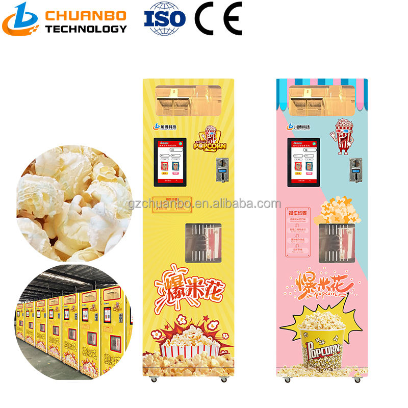 New Manufacture Factory Popcorn Vending Machine Automatic Popcorn Machine