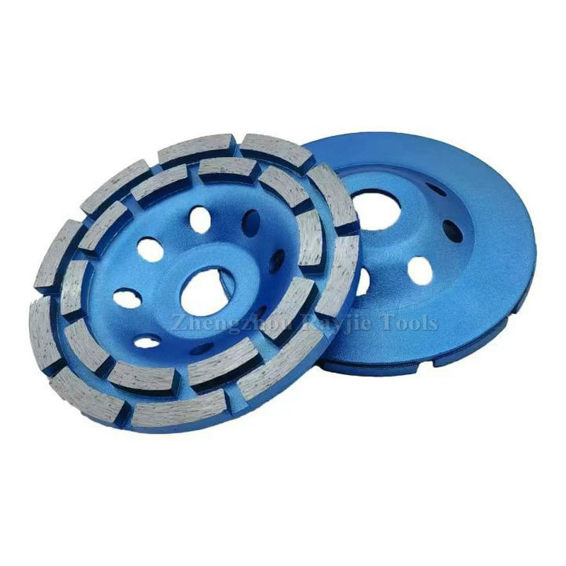 Diamond Double Row Segment Grinding Cup Wheel Disc Bowl Shape for Stone Granite Marble Concrete Tile